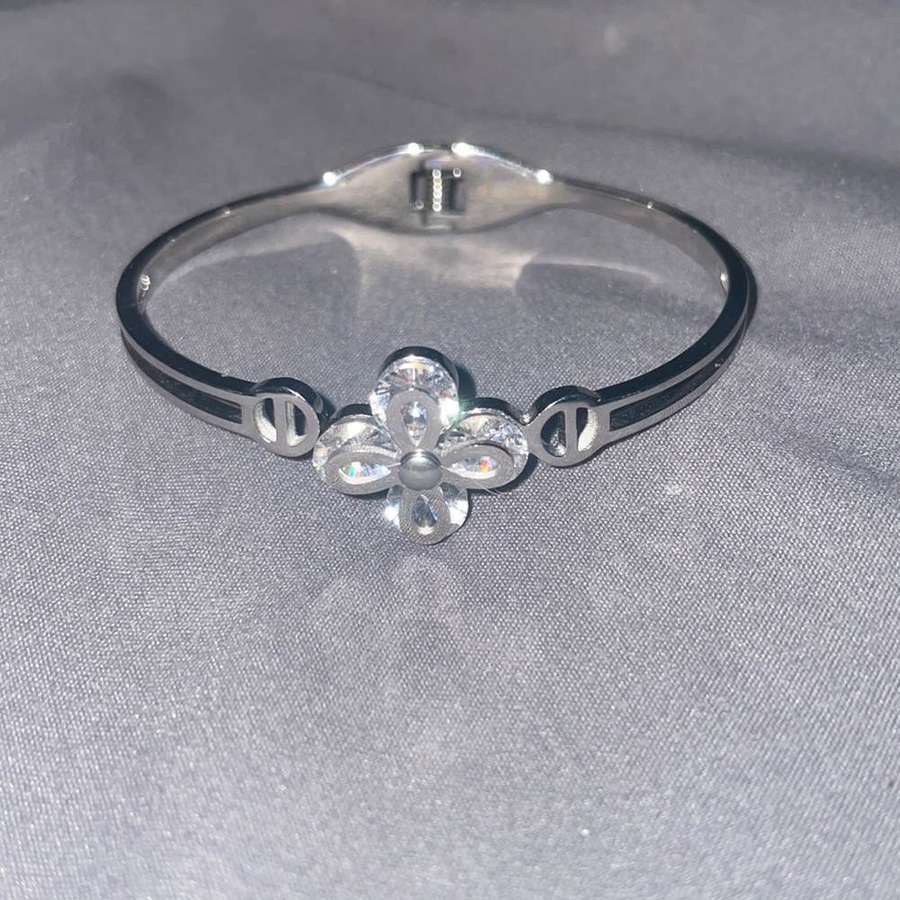 925 Swarovski flower bracelet
